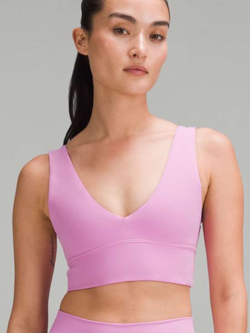 Lululemon Align V-Neck Bra *Light Support A/B Cup - Dahia Mauve Size 8